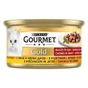 GOURMET GOLD sa piletinom i džigericom 85g