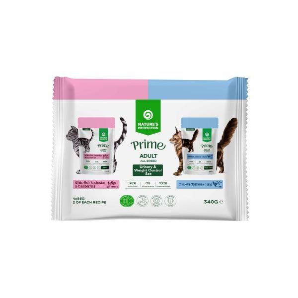 Adult Multifunctions Flowpack 4x85g - 340g7071392 Nature's Protection Prime vlažna hrana za mačke Adult Multifunctions Flowpack 4x85g - Dont Ker Pet Shop