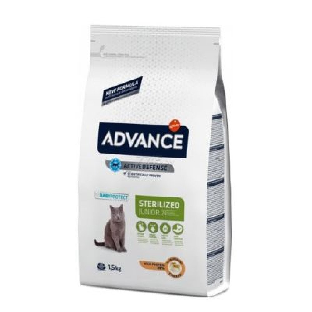 Advance Cat Junior Sterilised - Chicken & Rice 1.5kg Advance Cat Junior Sterilised - Chicken & Rice 1.5kg