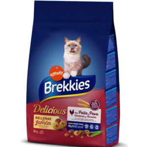 Brekkies Cat Adult Delicious - Piletina i Ćuretina 20kg