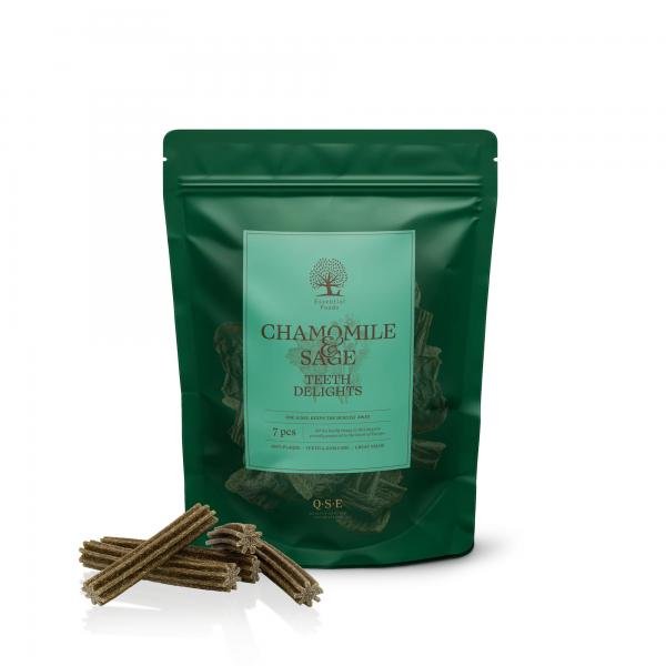 Essential Chamomile & Sage Teeth Delights 250g Essential Chamomile & Sage Teeth Delights 250g