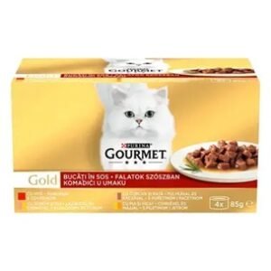 GOURMET GOLD sa ćuretinom i pačetinom 4x85g