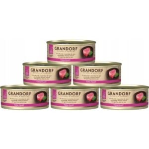 Grandorf Cat Grain Free Fileti Tune 70g 5+1 Gratis