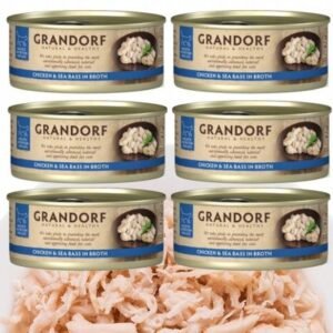 Grandorf Cat Grain Free Piletina & Brancin 70g 5+1 Gratis