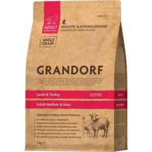 Grandorf Dog Adult Medium & Maxi Jagnjetina & Ćuretina
