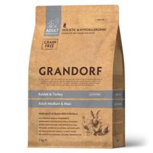 Grandorf Dog Adult Medium & Maxi Zečetina & Ćuretina