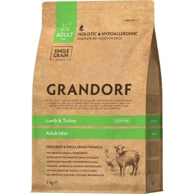 Grandorf Dog Adult Mini Jagnjetina & Ćuretina 3kg Grandorf Dog Adult Mini Jagnjetina & Ćuretina 3kg - Dont Ker Pet Shop