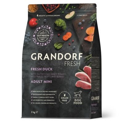 Grandorf Dog Fresh Adult Mini Breeds Pačetina 3kg Grandorf Dog Fresh Adult Mini Breeds Pačetina 3kg - Dont Ker Pet Shop