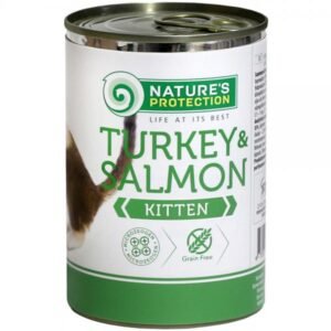 Nature's Protection Kitten konzerva Ćuretina i Losos 400g