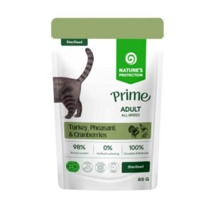 Nature's Protection Prime vlažna hrana za mačke Adult Sterilised 85g