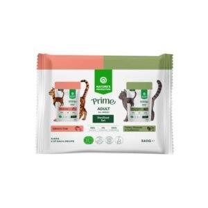 Nature's Protection Prime vlažna hrana za mačke Sterilised Flowpack 4x85g