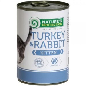 Nature's Protection Kitten konzerva Ćuretina i Zečetina 400g