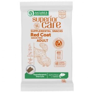 Nature's Protection Superior Care Red Coat Hypoallergenic Oral Care Adult All Breeds - Salmon 150g
