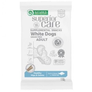Nature's Protection Superior Care White Dog Healthy Hips&Joints - Bela riba 110g - Dont Ker Pet Shop