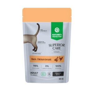 Nature's Protection Superior Care vlažna hrana za mačke Adult Urinary Duck&Chicken breasts&Cranberry 85g