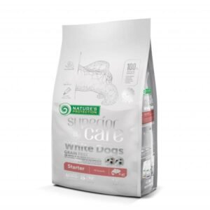 Nature's Protection Superior Care White Dog Starter Grain Free - Salmon 1.5kg