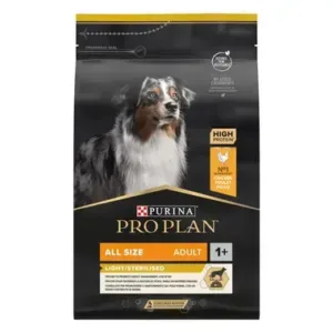 Pro Plan Adult All Size Light/Sterilised Piletina