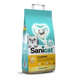 Sanicat Clumping Unscented 8l