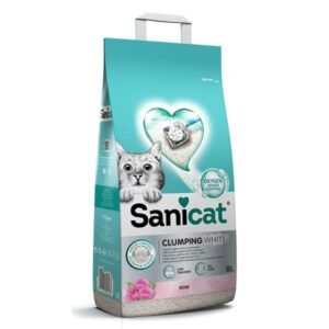 Sanicat Clumping White Rose 8l