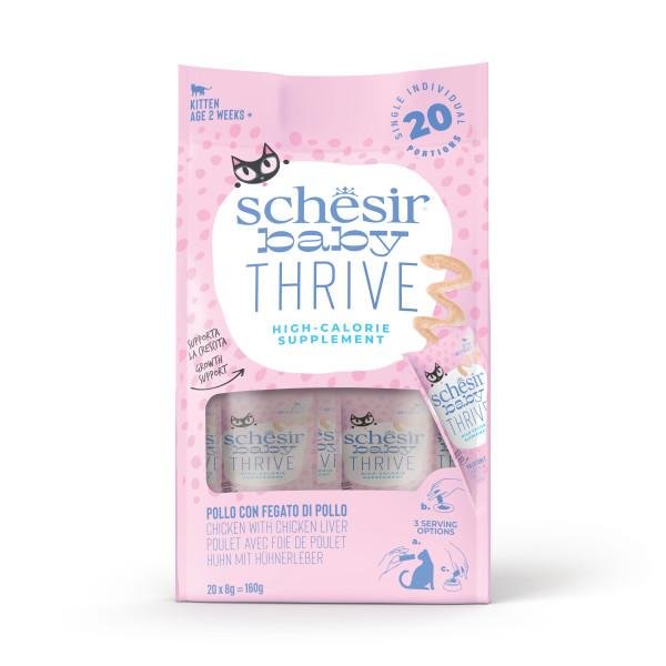 Schesir Baby Cat kesice - Piletina i pileća jetra Multipack 20x8g - 160g Schesir Baby Cat kesice - Piletina i pileća jetra Multipack 20x8g - 160g