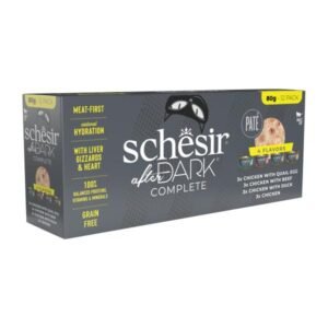 Schesir Cat After Dark - Multipack konzerve u pašteti 12x80g - 960g