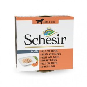 Schesir vlažna hrana za pse Schesir Dog Piletina i papaja 150g