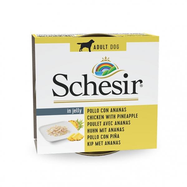 Schesir vlažna hrana za pse17004 Schesir vlažna hrana za pse Schesir Dog Piletina i ananas 150g