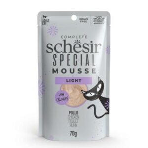 Schesir Cat vlažna hrana za mačke Special Light Mousse - Piletina, ćuretina i bundeva 70g