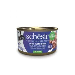 Schesir Complete&Balanced vlažna hrana za mačke - Tuna i govedina u želeu 140g - Dont Ker Pet Shop