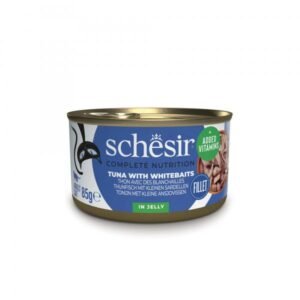 Schesir Complete&Balanced vlažna hrana za mačke - Tuna i inćun u želeu 140g