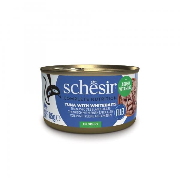 Tuna i Inćun u želeu - 85g141102 Schesir Complete&Balanced vlažna hrana za mačke - Tuna i inćun u želeu 85g - Dont Ker Pet Shop