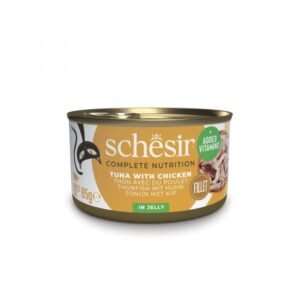 Schesir Complete&Balanced vlažna hrana za mačke - Tuna i piletina u želeu 85g