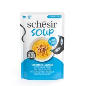 Schesir Cat Soup vlažna hrana za mačke - Tuna i lignje u supi 40g - Dont Ker Pet Shop