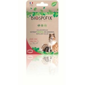 Biospotix Dog biljna ogrlica protiv buva i krpelja - Psi L 75cm