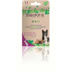Biospotix Dog SpotOn biljne ampule protiv buva i krpelja S/M 5x1ml