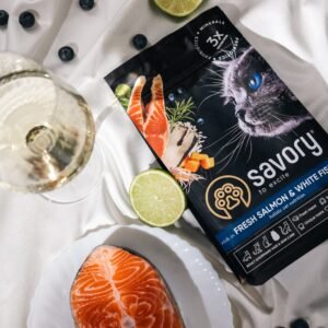 Savory Cat Adult Losos i bela riba - Dont Ker Pet Shop