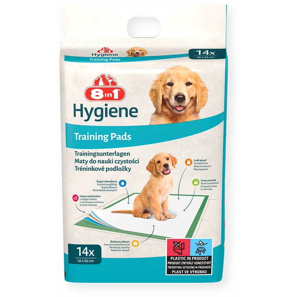 8in1 Training Pads pelene 56x56cm2 (1) 8in1 Training Pads pelene 56x56cm 14kom