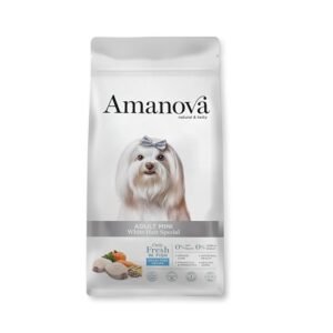 Amanova Dog Adult White Hair - White fish
