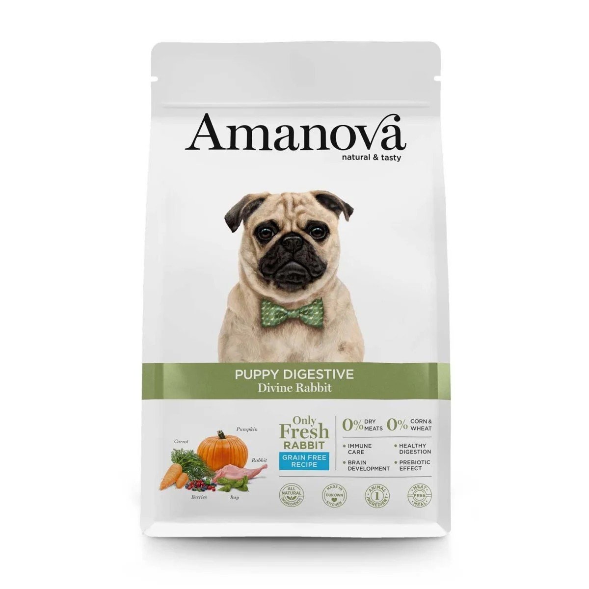 Amanova Dog puppy Digestive Divine - Rabbit 10kg Amanova Dog Puppy Digestive - Divine Rabbit 7kg - Dont Ker Pet Shop