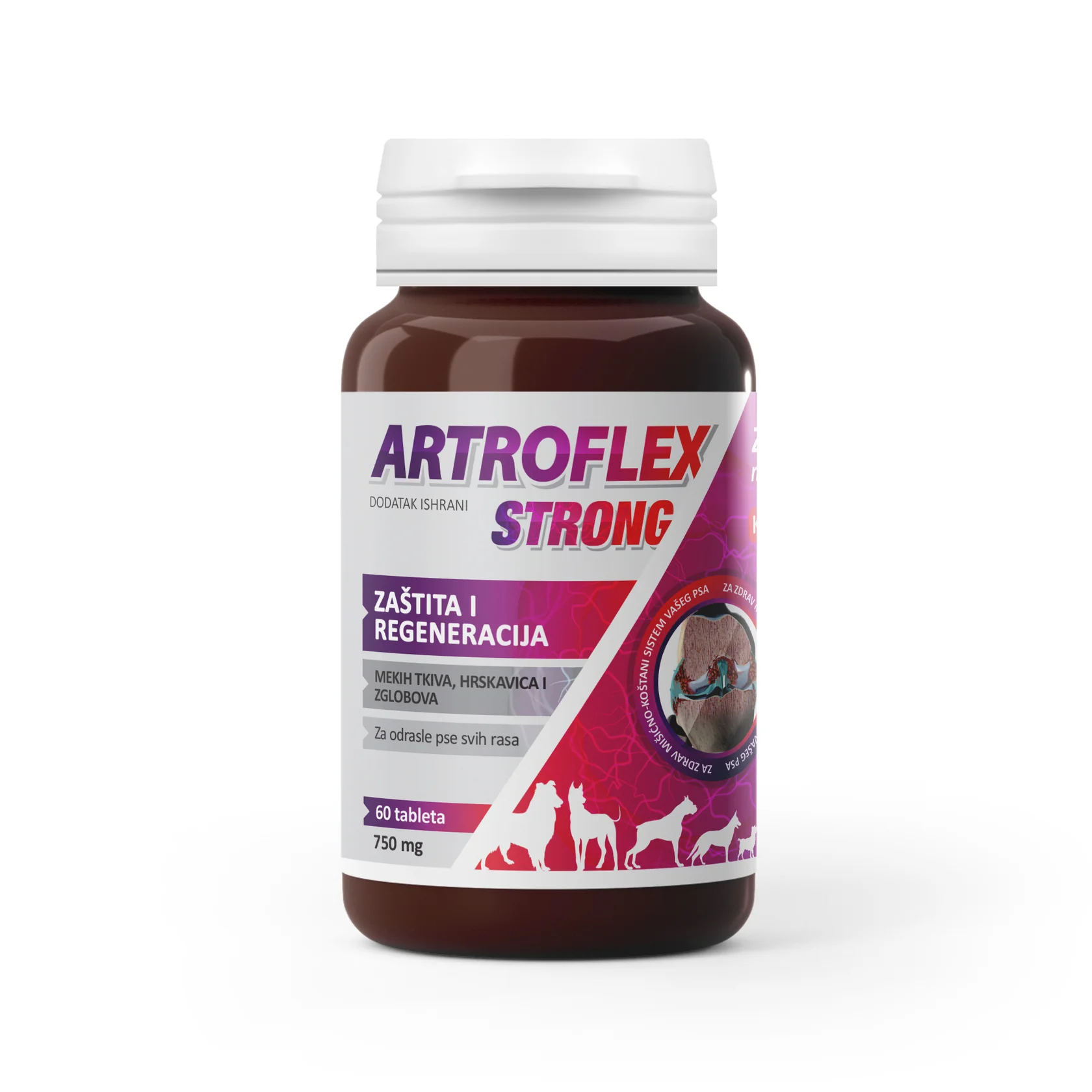 Artroflex Strong 750 Artroflex Strong 750mg - 60 tableta - Dont Ker Pet Shop