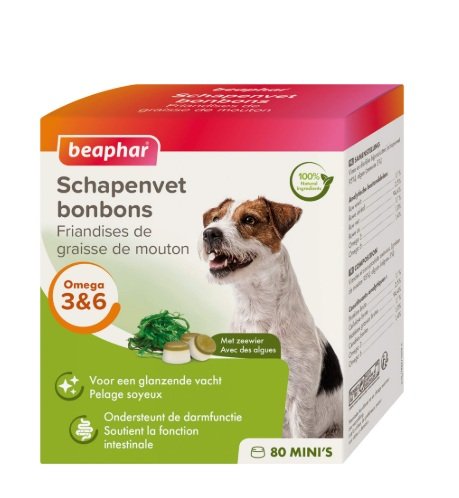 Beaphar-poslastice-ovcetina-alge-mini Beaphar poslastice Ovčetina i morske alge Mini 245g