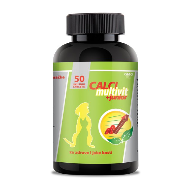 Calcimultivit-Junior-50tableta Golash pharma Calci multivit + Junior za pse i mačke 50 tableta - Dont Ker Pet Shop