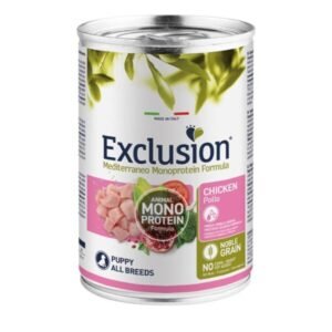 Exclusion Dog Puppy Chicken konzerva 400g