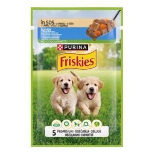 Friskies Dog Junior Piletina i šargarepa sos 85g
