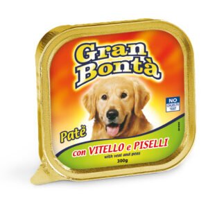 Gran Bonta pašteta za pse - Teletina i Grašak 300g