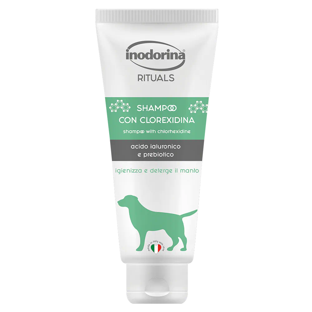 Inodorina Šampon za pse Chlorhexidine 250ml Inodorina Šampon za pse Chlorhexidine 250ml - Dont Ker Pet Shop