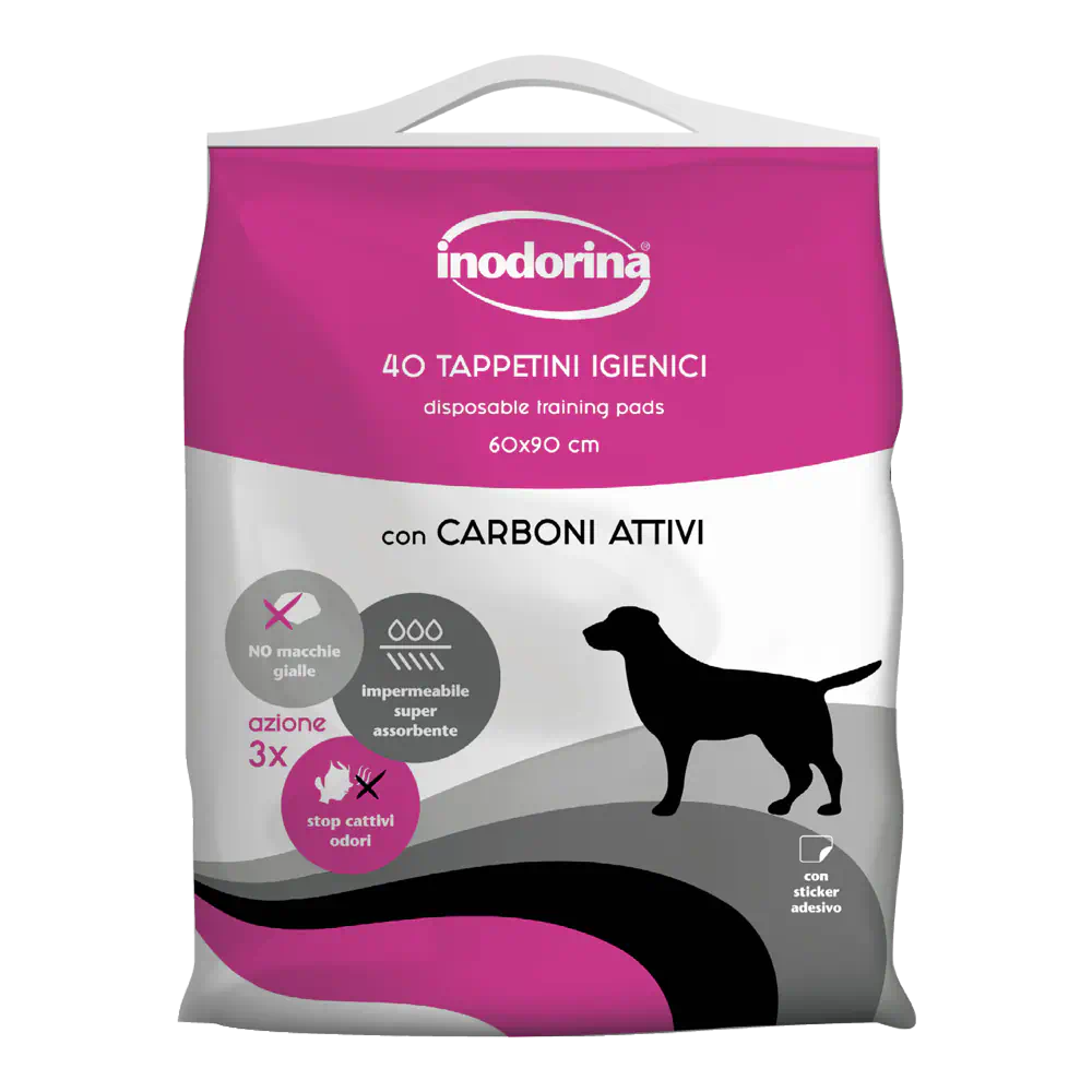 Inodorina Training Pads Carbon 60x90 - 40kom Inodorina Training Pads Carbon 60x90 - 40kom - Dont Ker Pet Shop