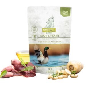 Isegrim preliv Dog Adult - Pačetina i pileća srca 410g
