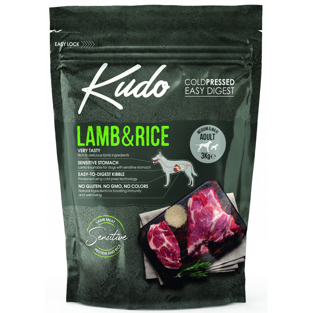 Kudo Dog Adult Medium & Maxi – Lamb & vegetables