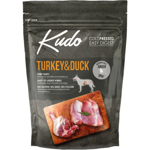 Kudo Dog Junior Medium & Maxi – Turkey & duck Kudo Dog Junior Medium & Maxi – Turkey & duck